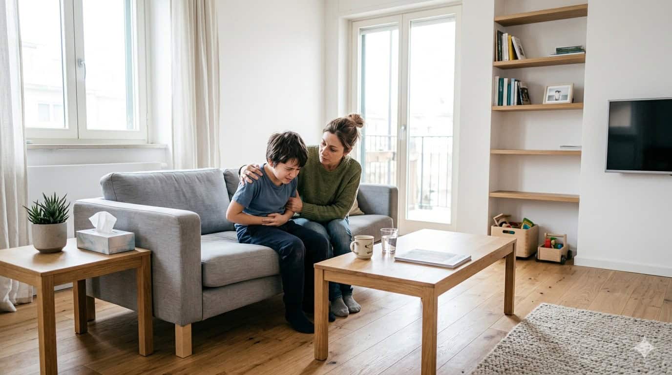 Mal di pancia nei bambini: quando è ansia e quando preoccuparsi