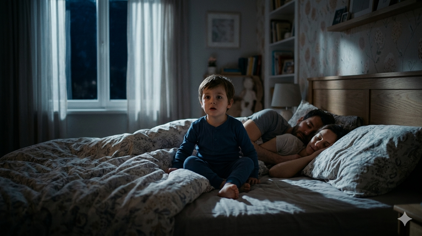 Perché molti bambini si svegliano sempre alla stessa ora di notte? Cosa spiegano gli esperti
