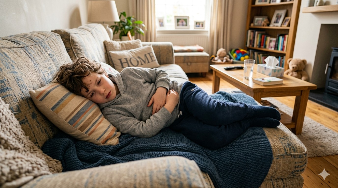 Ogni domenica sera succede la stessa cosa: perché molti bambini hanno mal di pancia prima della scuola