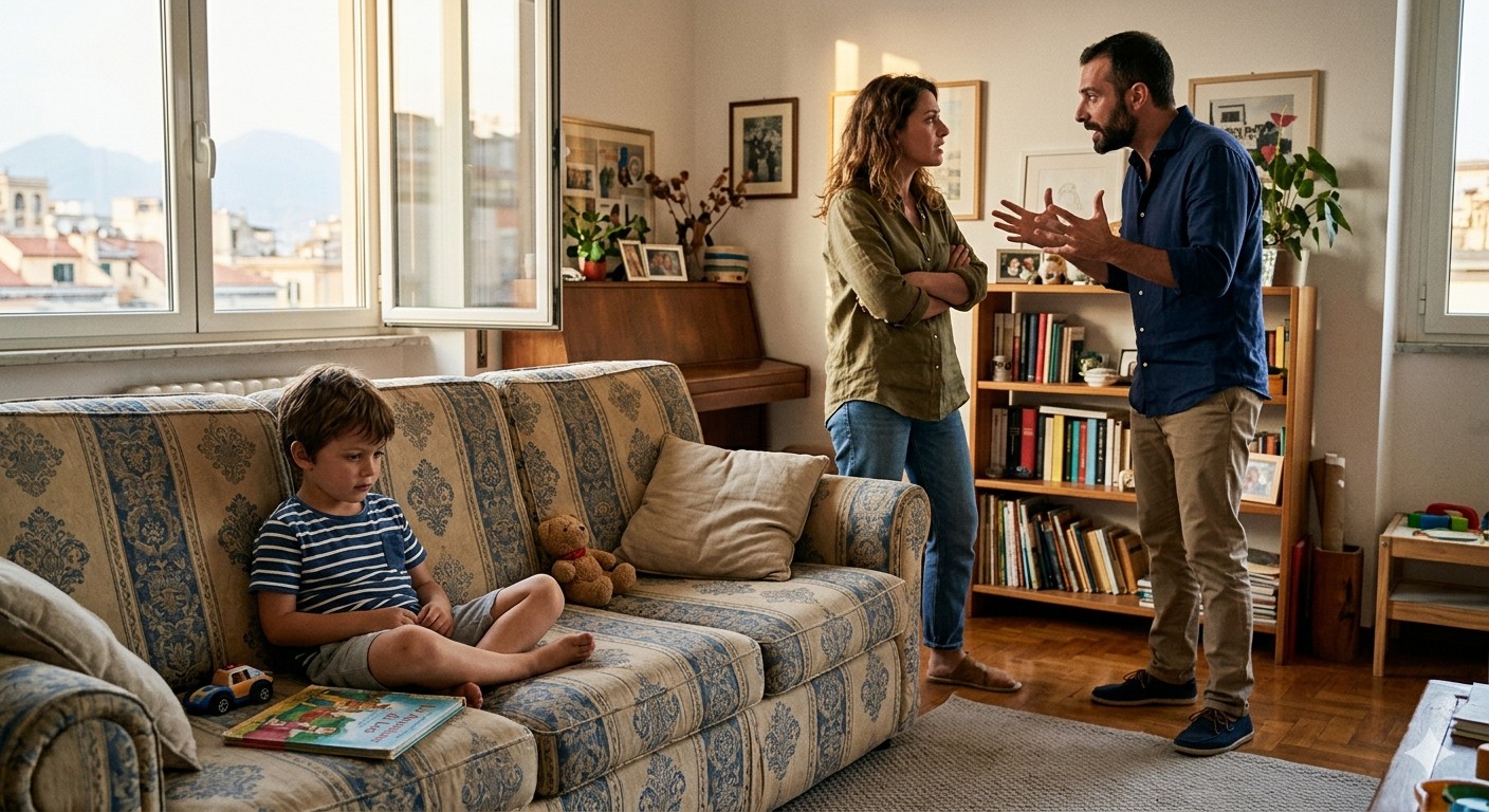 Liti in famiglia: cosa percepiscono davvero i bambini e quando il conflitto fa male
